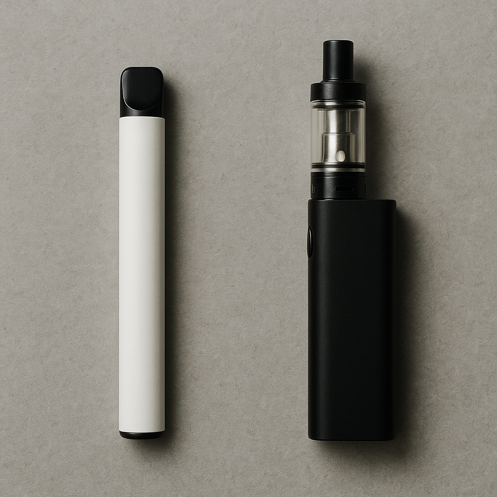 Różnice między jednorazowym a wielorazowym e-papierosem