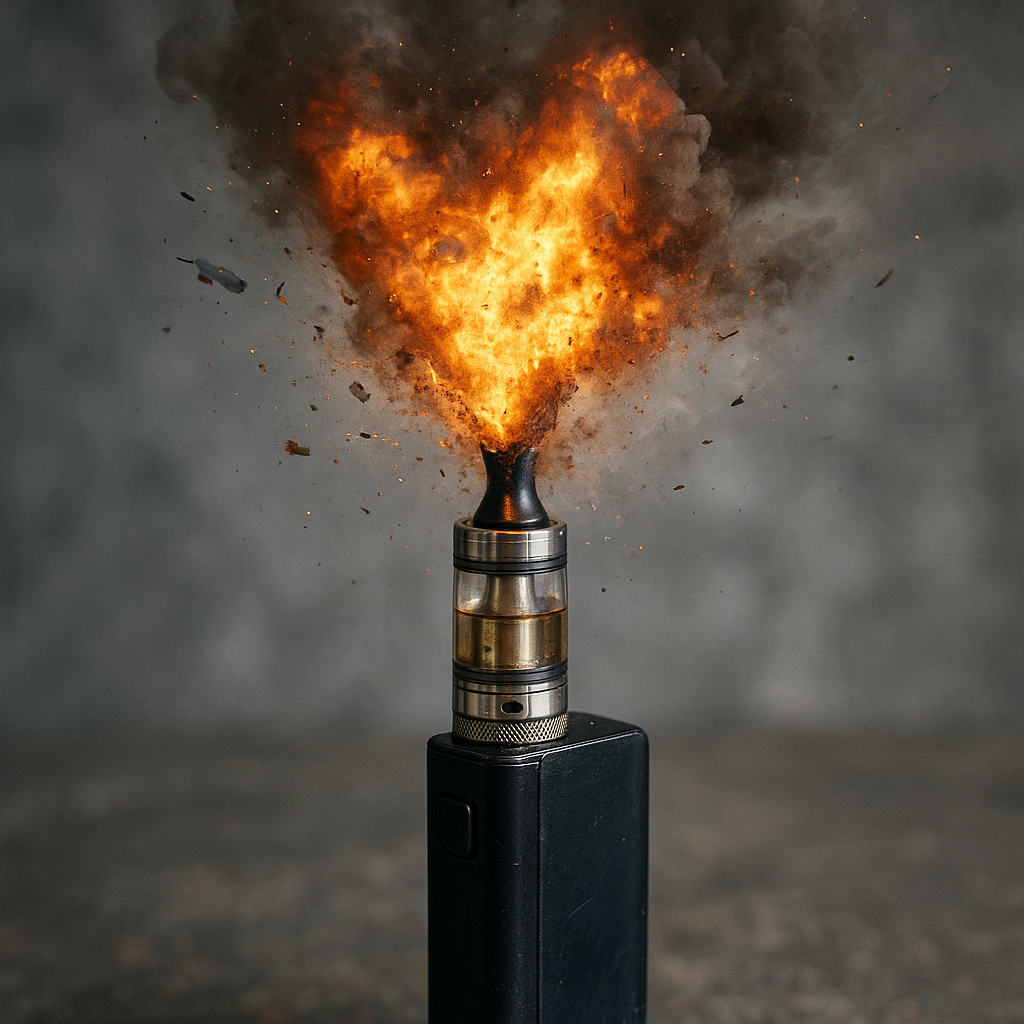 Czy e-papieros może wybuchnąć