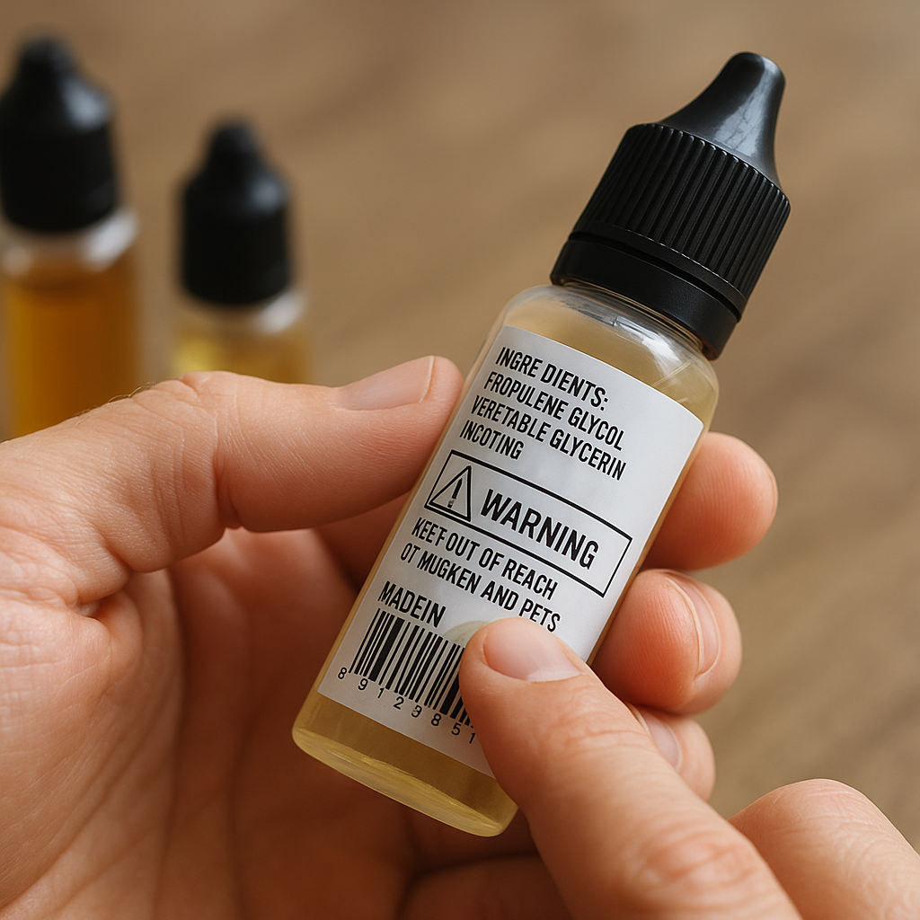 Jak czytać etykiety na liquidach