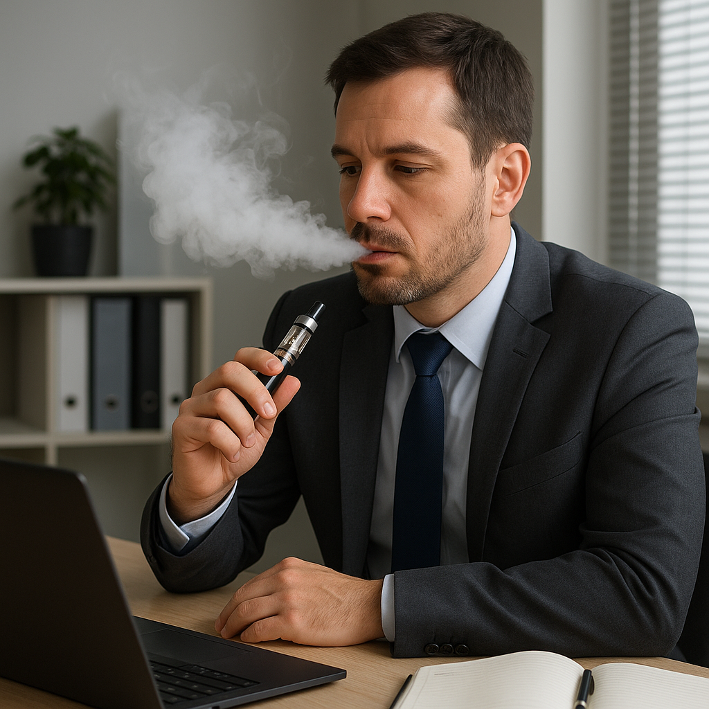 Czy można wapować w pracy