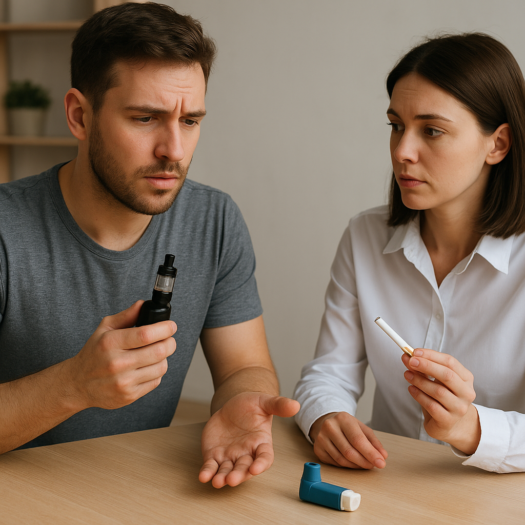 Czy wapowanie można łączyć z terapią nikotynową