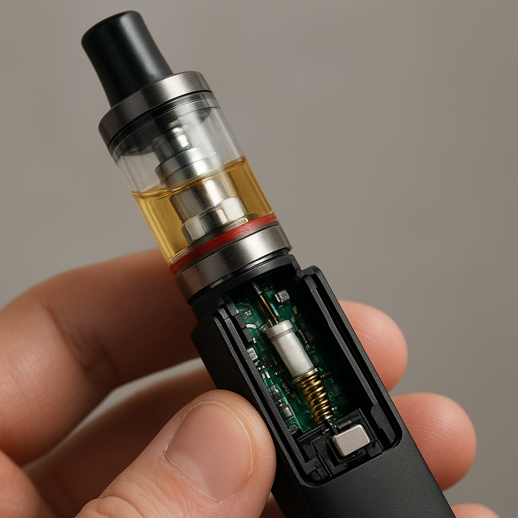 Jak działa czujnik zaciągania w e-papierosie