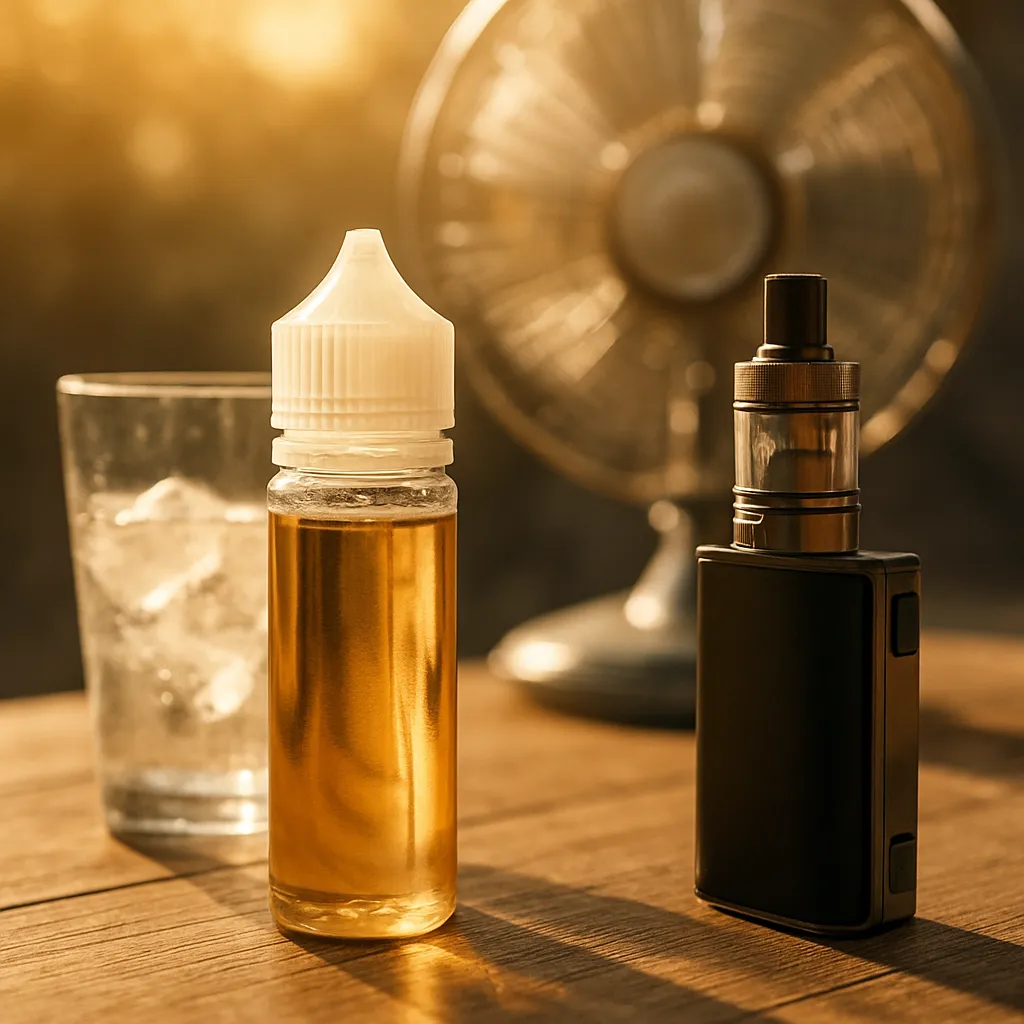 Jak przechowywać liquidy w upalne dni